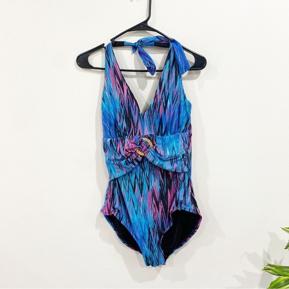 Spanx | Halter Wavelength One Piece Swim Suit